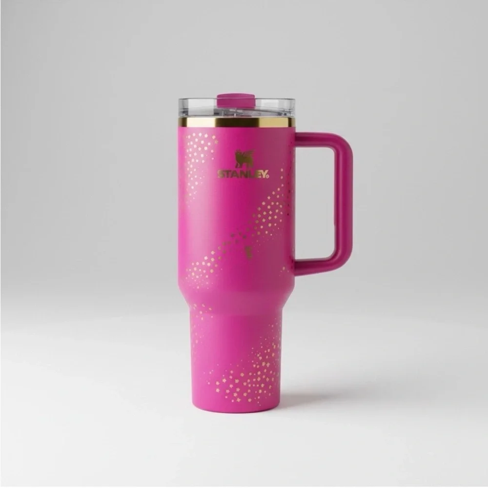 Barbie X Stanley Iconic Pink SuperStar 40OZ Quencher Tumbler - Picture 5 of 8